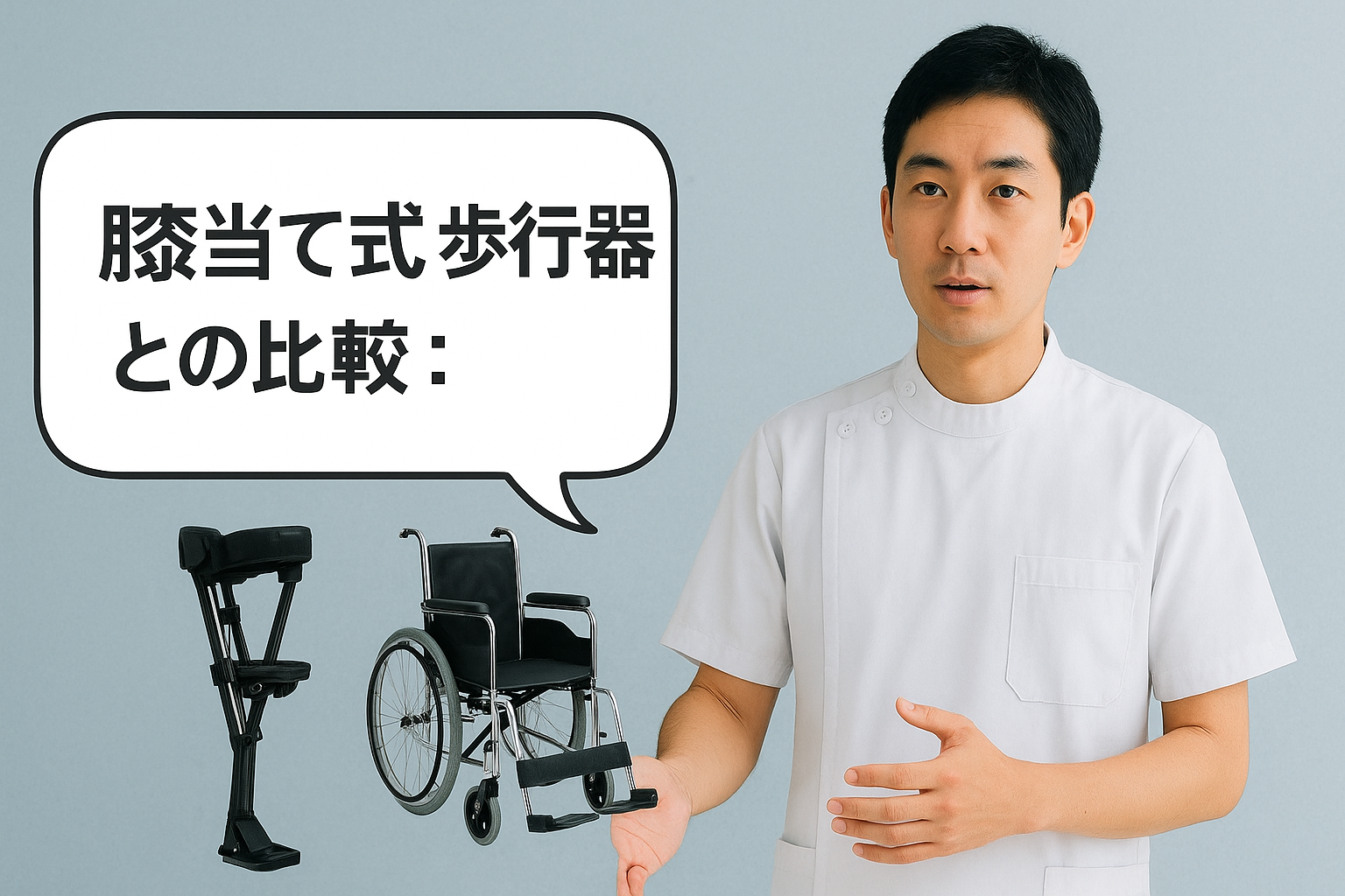 膝当て式歩行器との比較：理学療法士による適応判定ガイド - アイ